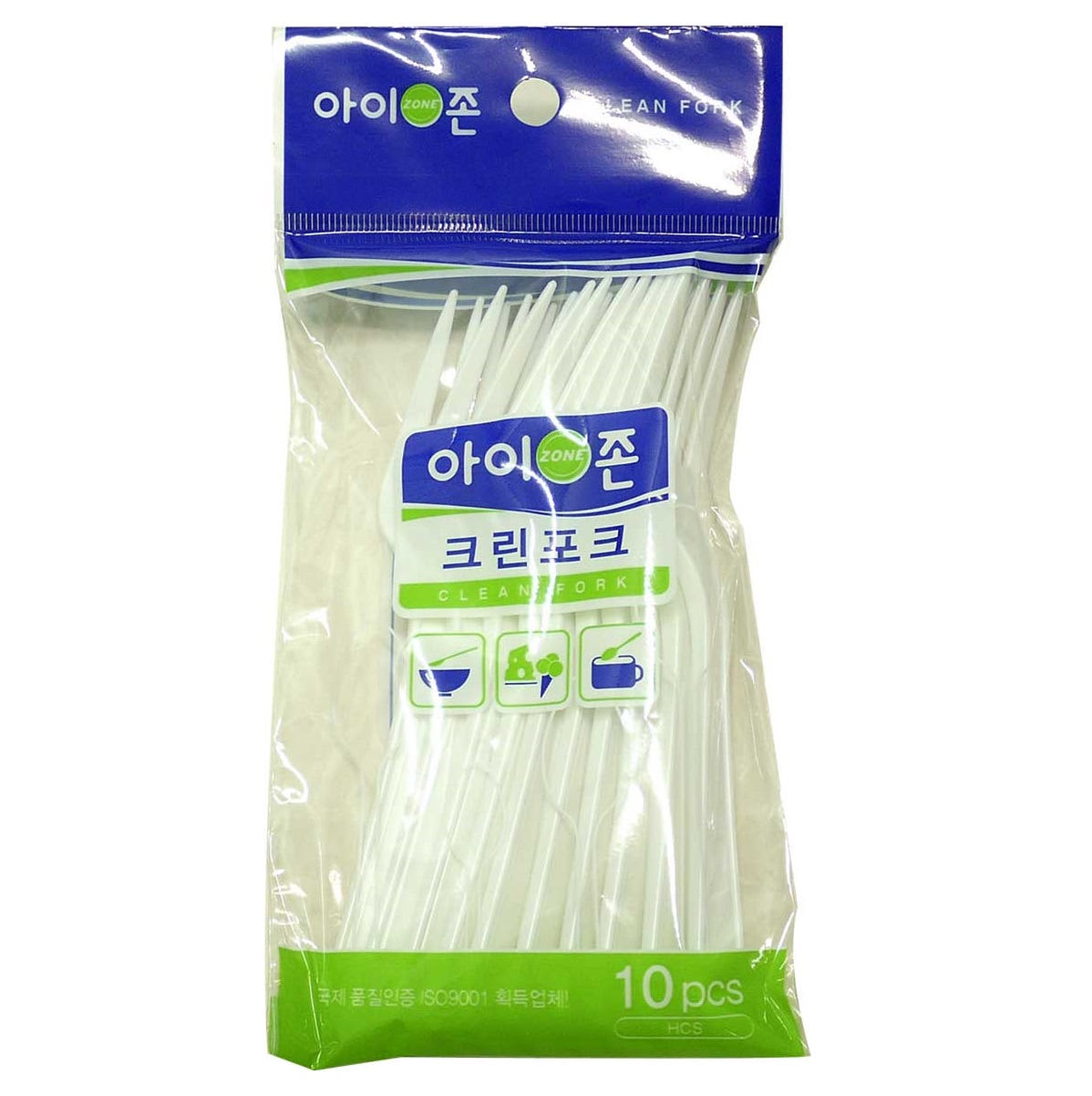 아이존 일회용 플라스틱 숟가락 스푼 수저 10p (0256) 업소 캠핑 배달 포장 식기 - 상세 이미지 4