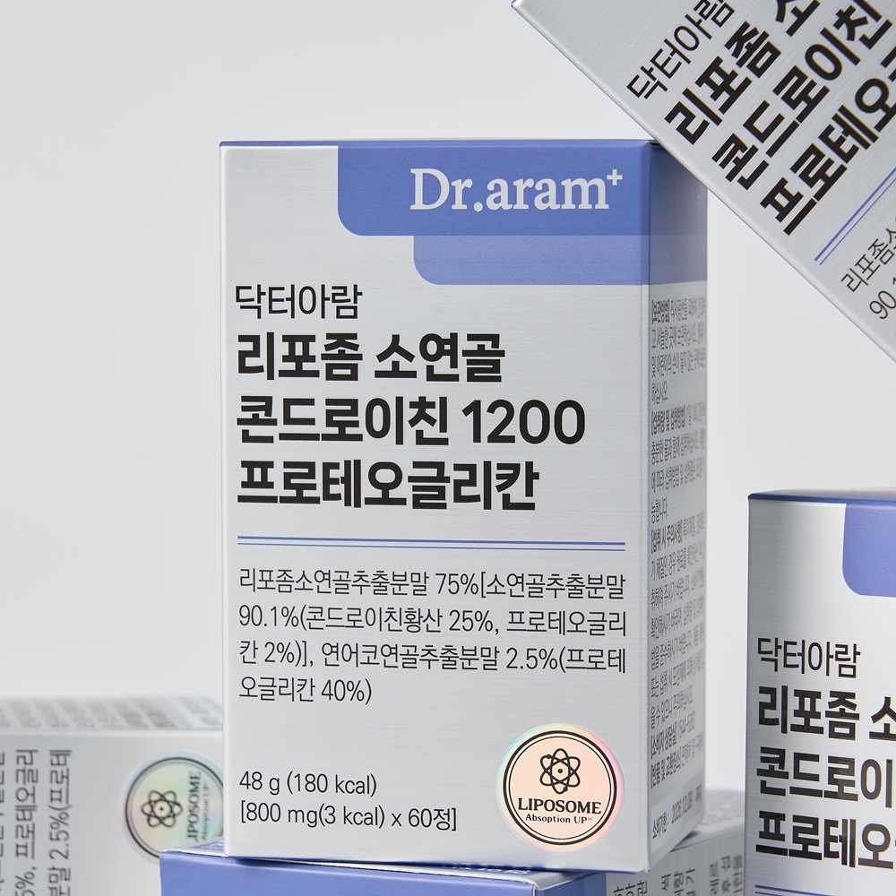 리포좀 콘드로이친 1200 프로테오글리칸 소연골 닥터아람 800mg x 60정 - 상세 이미지 5