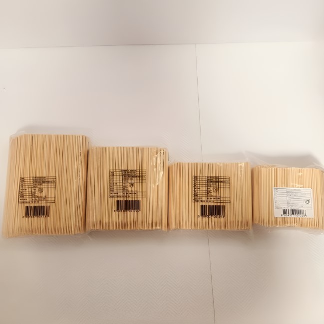 대나무 꼬지 꼬치 10cm 1000개 캠핑 산적 탕후루 일회용 손잡이 나무 꼬치 막대 꽂이 - 상세 이미지 3