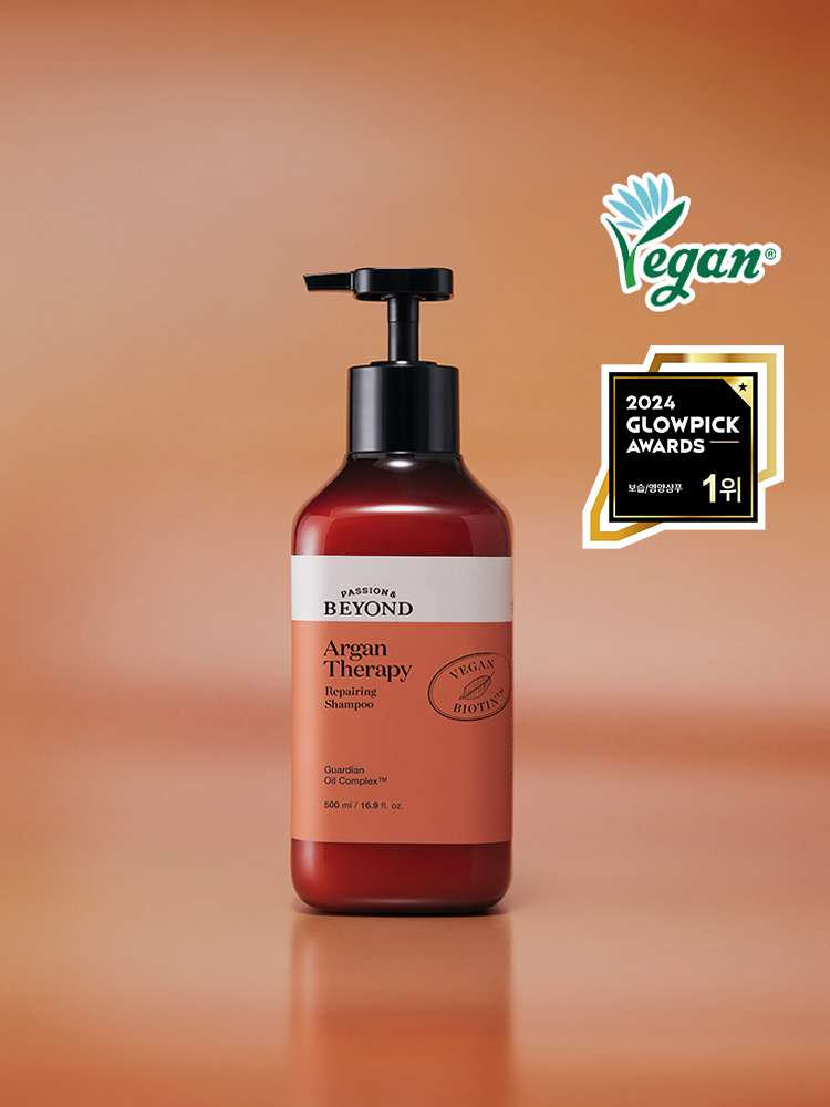 비욘드 아르간 테라피 리페어링 샴푸 500 mL