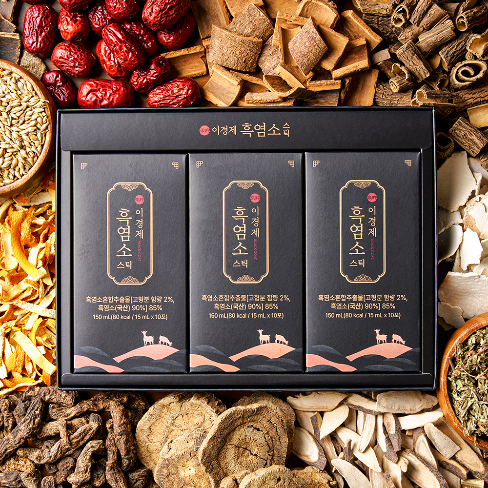 (총 4박스 120포 4개월분) 흑염소 매니아 이경제 흑염소 스틱 액기스 즙 진액 국내산 이경재 30포 15ml, 4개