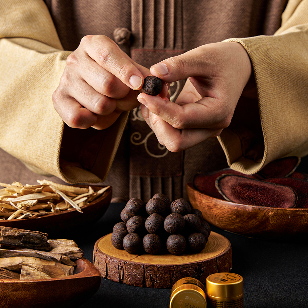 (보자기 포장) 이경제 흑보대원 흑염소 녹용 침향환 이경재 침향원 단 진액 선물용 쇼핑백 60환, 1개 상세 이미지 6