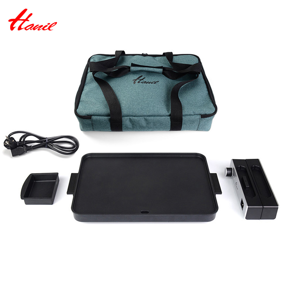 한일 전기그릴 고기 불판 삼겹살 전기그릴팬 미니 휴대용 바베큐