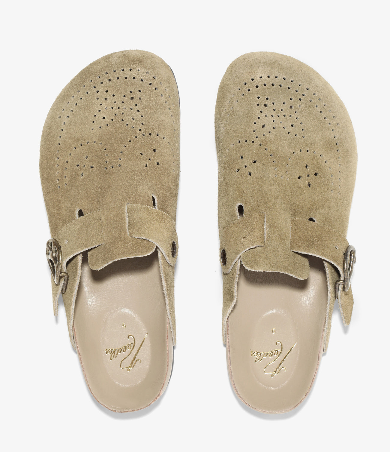 니들스 CLOG SANDAL SUEDE LTHR 남성 슬리퍼 QV076A 토프 - 상세 이미지 2