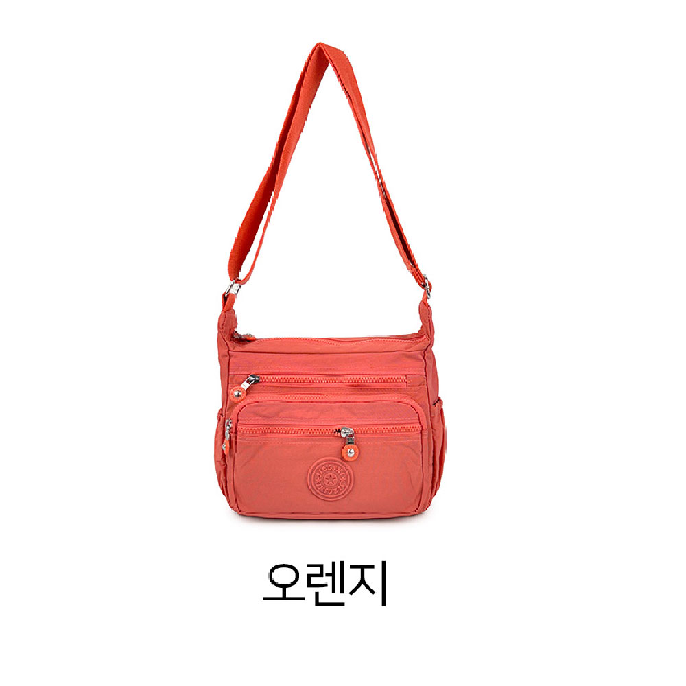 가벼운 미니 중간 크로스백 지갑 핸드폰 가방 경량 나들이 외출 여행 엄마 할머니 작은가방 - 상세 이미지 4