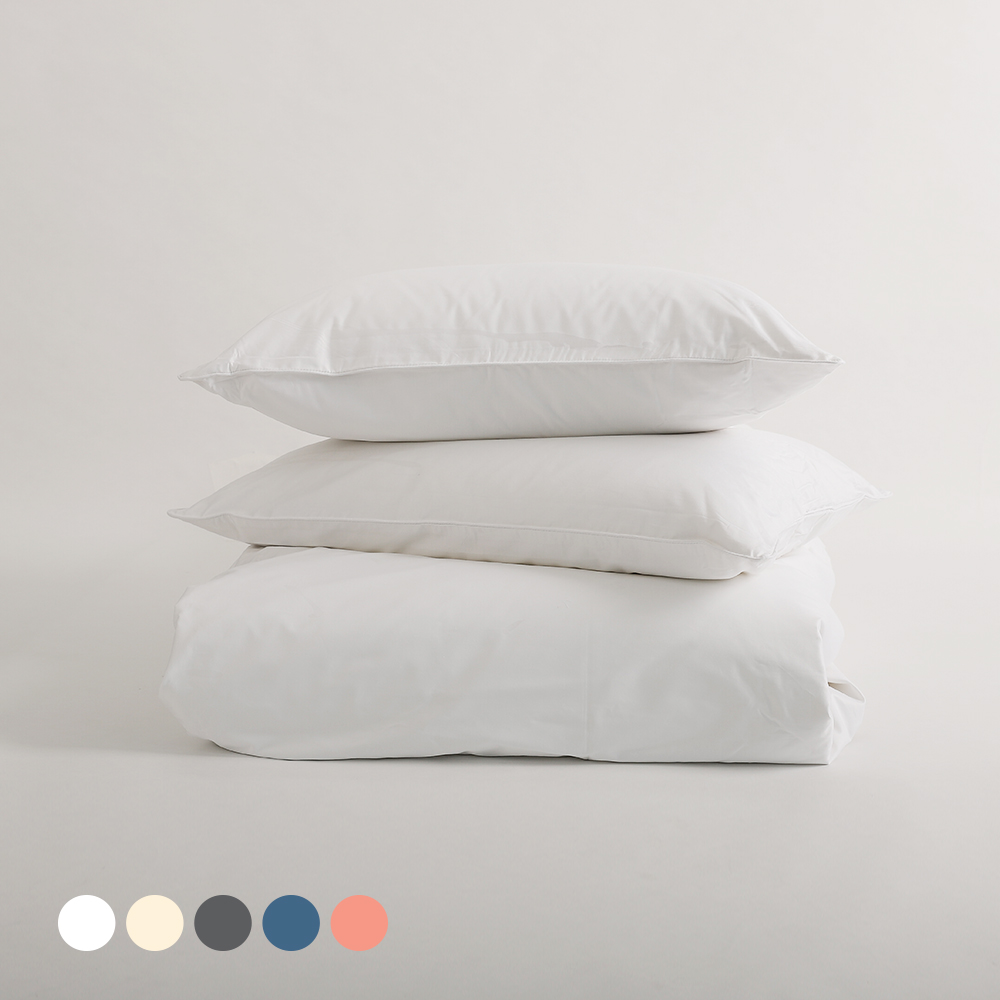 클래식패브릭 호텔 구스이불커버 솔리드 Q