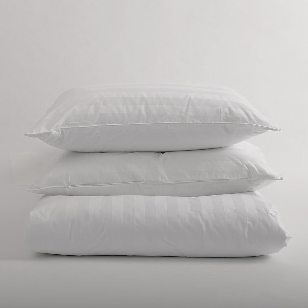 클래식패브릭 호텔 구스이불커버 스트라이프 SS