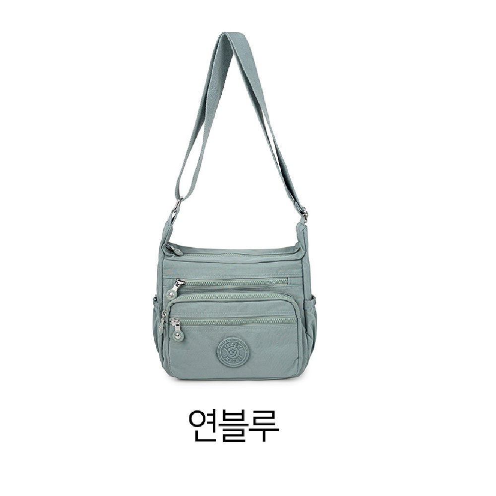 가벼운 미니 중간 크로스백 지갑 핸드폰 가방 경량 나들이 외출 여행 엄마 할머니 작은가방 - 상세 이미지 5