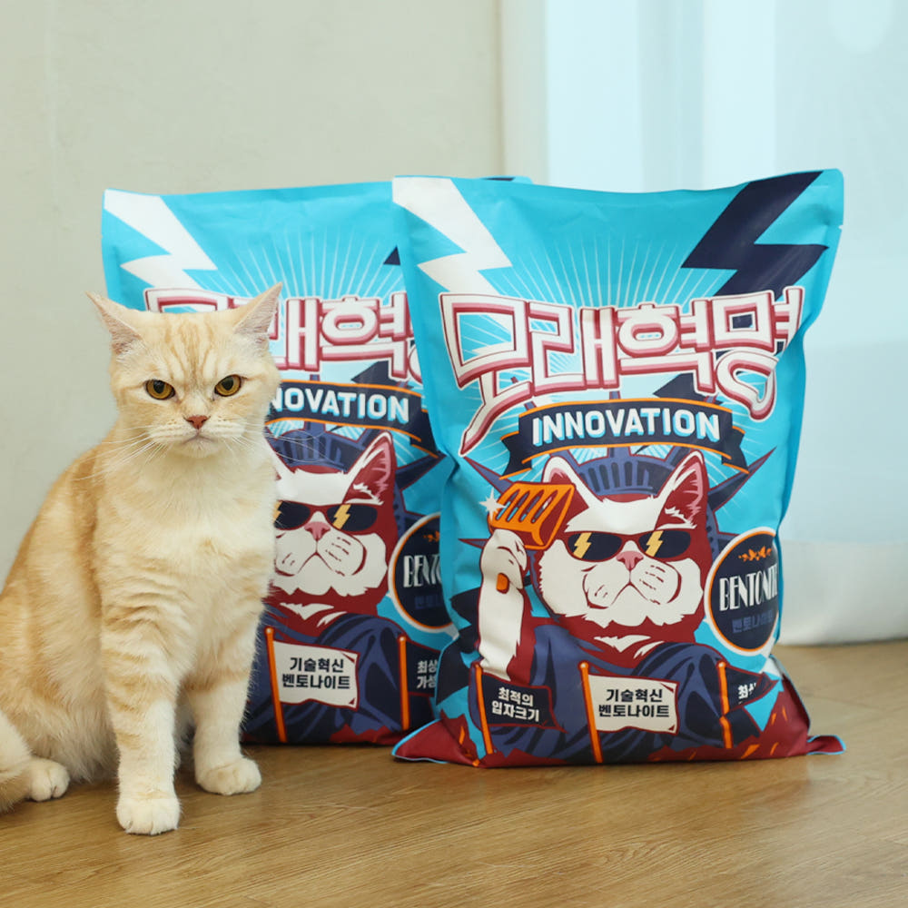 모래혁명 이노베이션 먼지없는 고양이모래 벤토나이트 7kg 가격 비교 한고연몰 모래혁명 이노베이션 먼지없는 고양이모래 벤토나이트 7kg