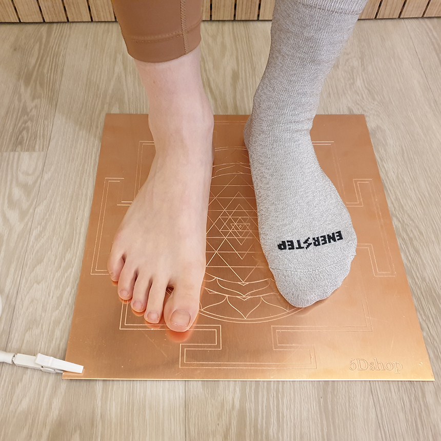 맨발걷기 어싱 효과 실내어싱 접지용 집게 [에너스텝] 5D힐링 이미지 6