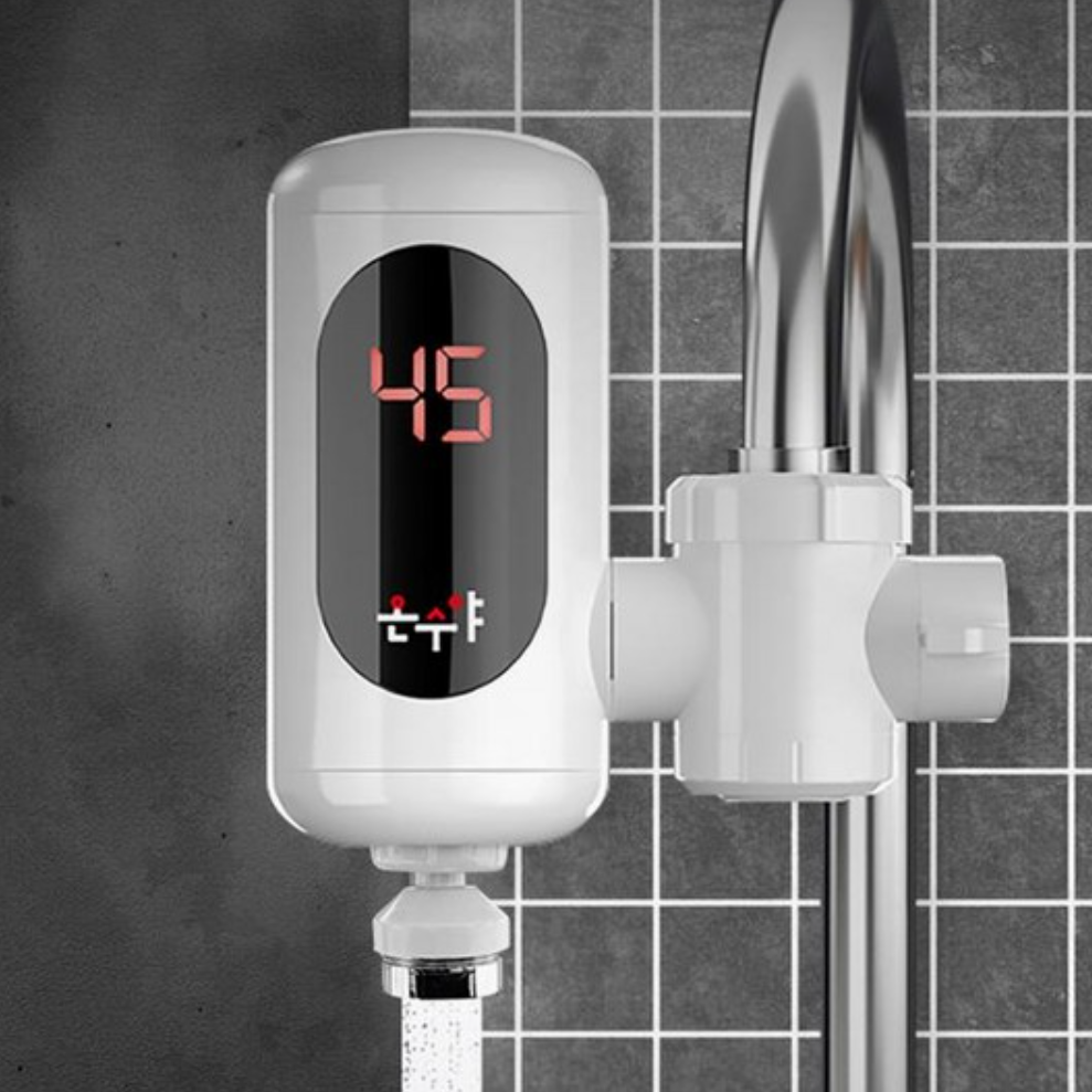 싱크대 수도꼭지 온수기 가정용 전기순간온수기 세면대 온수기