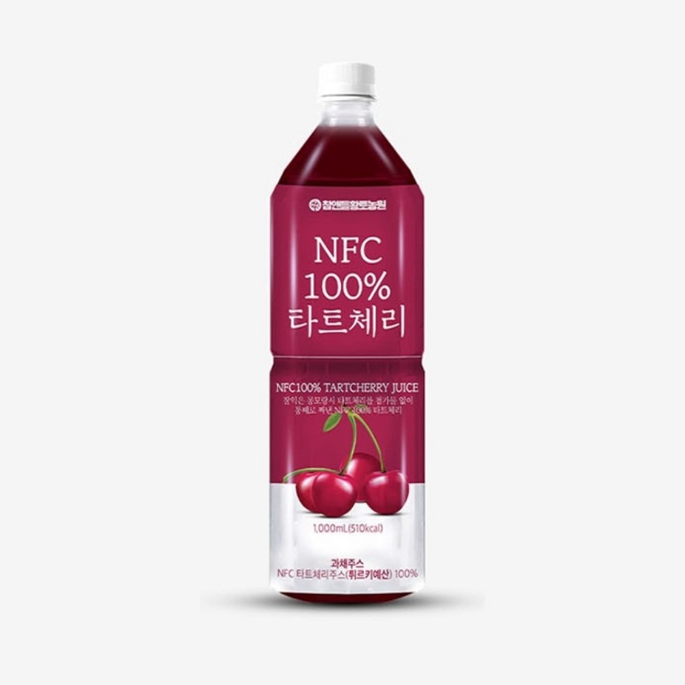 타트 체리 원액 농축액 체리즙 착즙 nfc 다트체리 쥬스 100% 무가당 1L, 3개 이미지 7