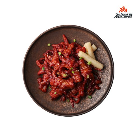 청춘불판 무뼈불닭발 300g 대구진 뼈없는 매운 닭발 술안주 혼술 캠핑 - 상세 이미지 5