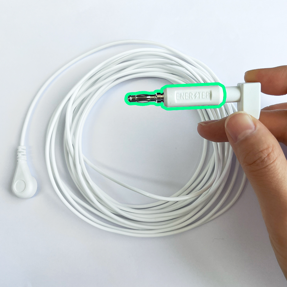맨발걷기 어싱 효과 실내어싱 케이블 젠더A 3.8mm로 변환[에너스텝] 5D힐링 - 상품 이미지
