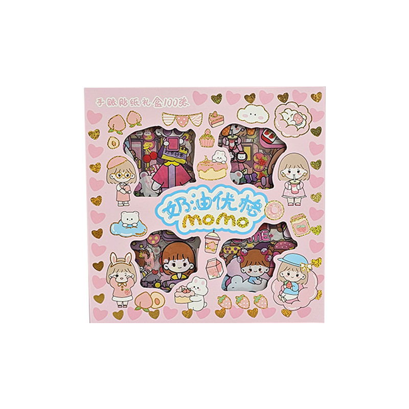 아이두DIY 모모의 100장 스티커박스 모음전 다꾸 스티커 세트 - 상세 이미지 4