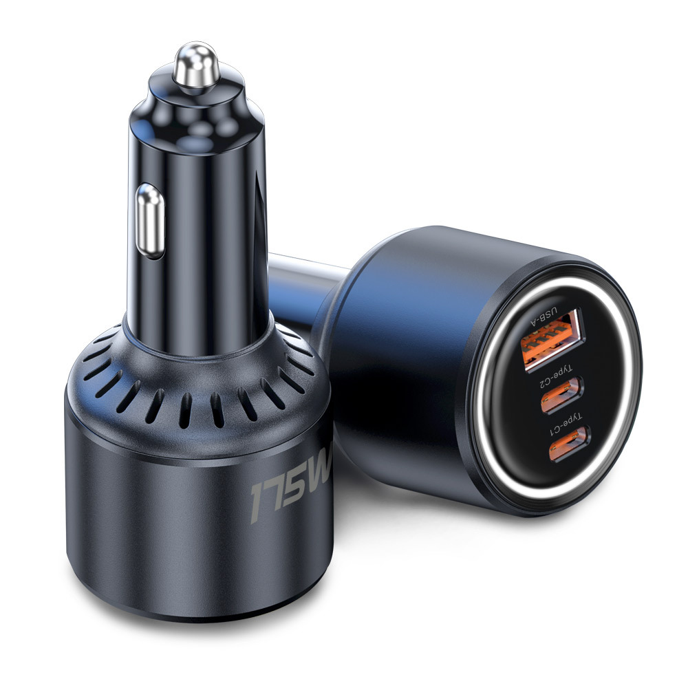 UM2 최대 175W 차량용 고속 충전기 초고속 2.0 충전 지원 PD 3.1 UMCH175W 12V 24V 지원 - 상품 이미지