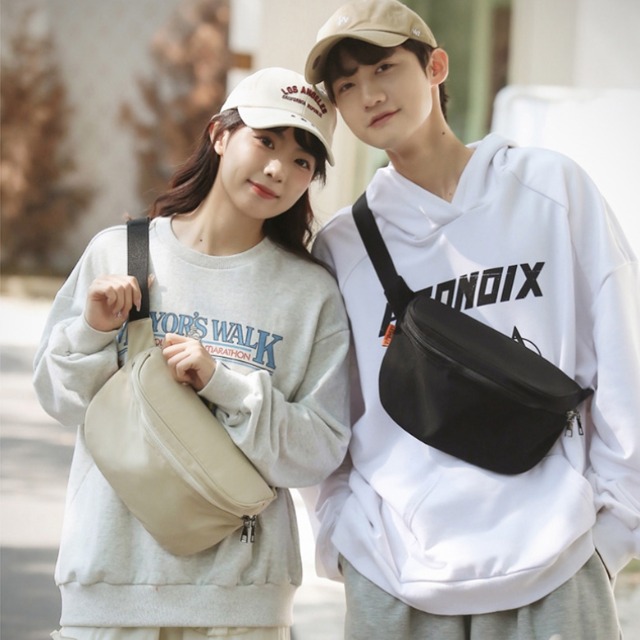 힙색 가방 슬링백 미니 여행용 크로스 커플