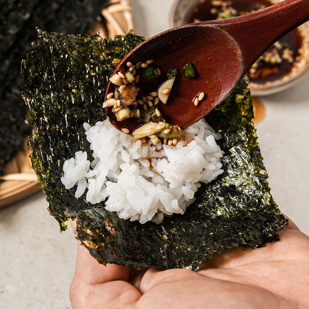 바다소리 햇 곱창 생 돌김 초사리 구운 김 9g 12봉 무조미