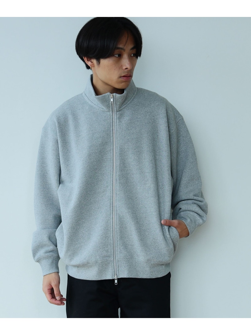 빔즈 BEAMS T 집업 스웨트 점퍼 Stand Zip Blouson 2컬러 - 상세 이미지 4