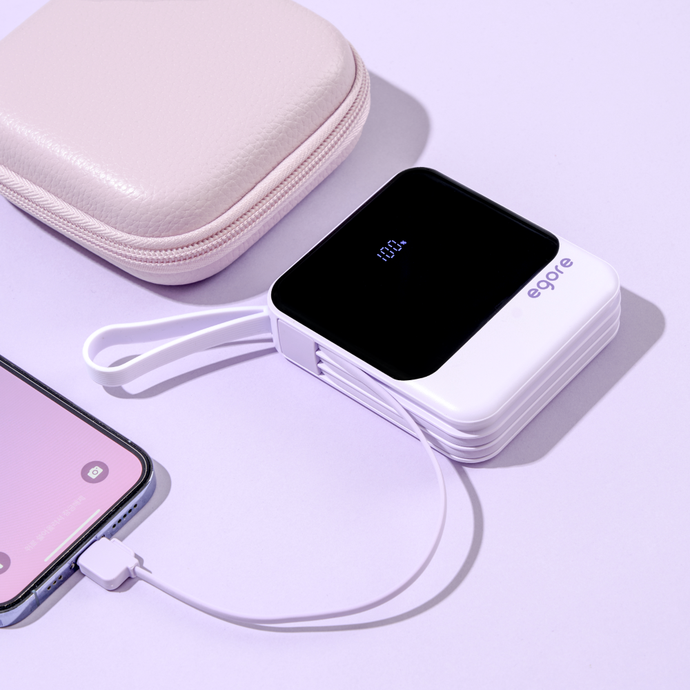 에고르 고속충전 일체형 보조배터리 10000mAh EGB-100A
