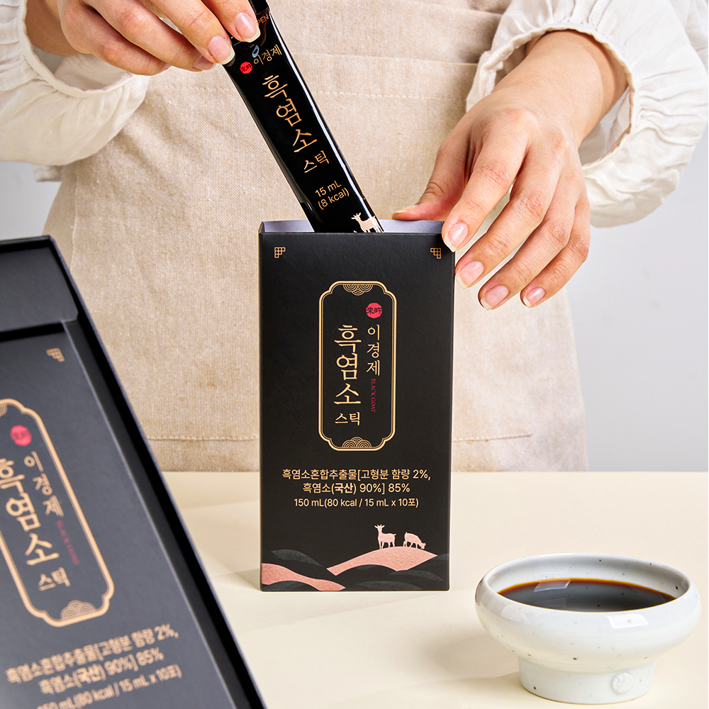 (총 4박스 120포 4개월분) 흑염소 매니아 이경제 흑염소 스틱 액기스 즙 진액 국내산 이경재 30포 15ml, 4개