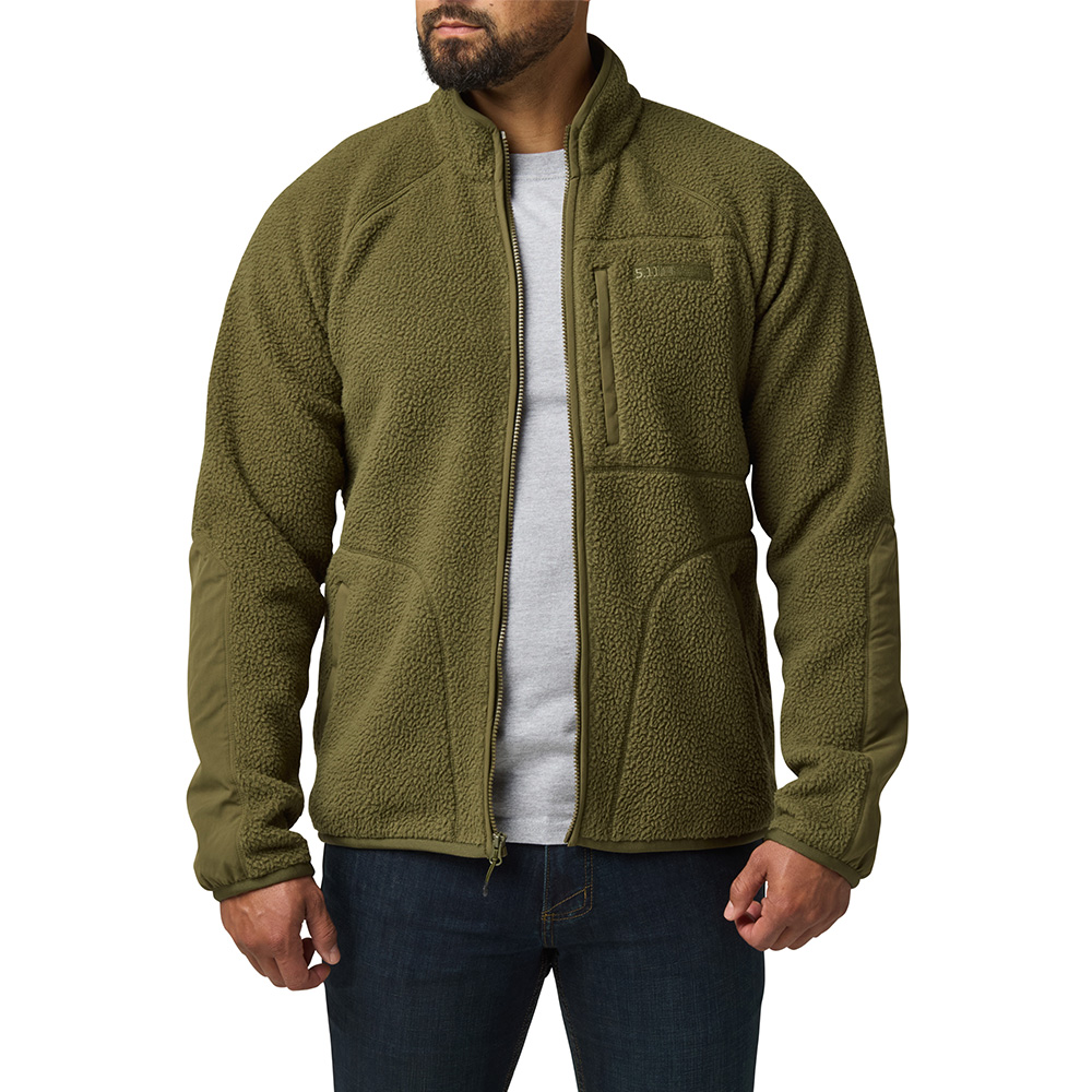 5.11 택티컬 HQ 테크 플리스 자켓(필드그린) - HQ Tech Fleece Jacket (Field Green) - 메인 이미지