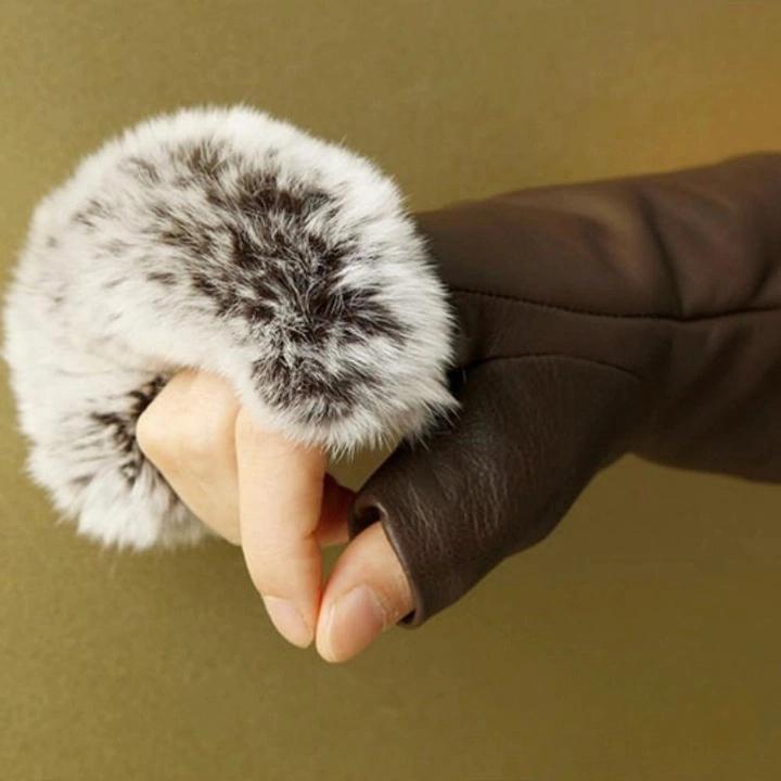 양가죽 핸드 워머 반장갑 토시 가죽 팔토시