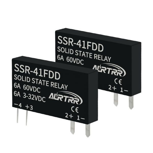 2pcs 솔리드 스테이트 릴레이 1a,dc SSR 딘 레일, 입력 3-32Vdc, 출력 5-60Vdc, 41Fddd, 신호 릴레이, 비접촉 미니, 슬림 12V 5V 3V 교류... 