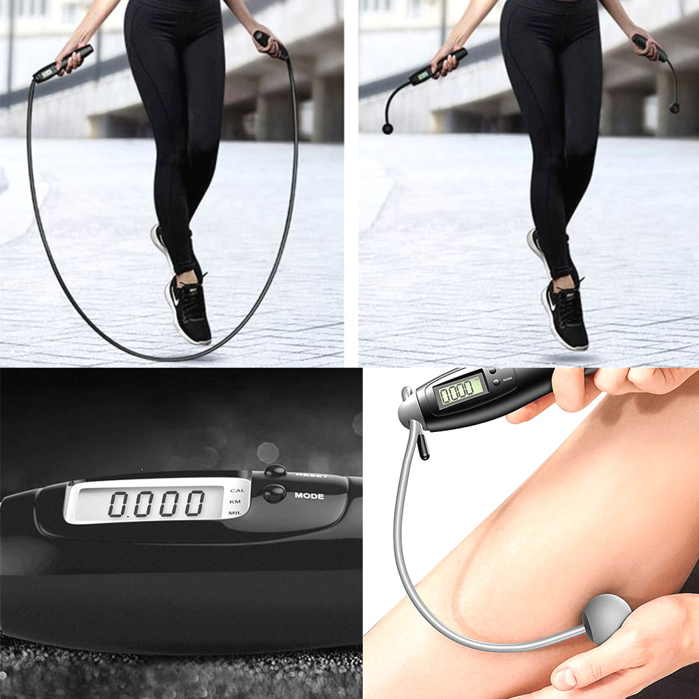 디지털 줄없는 줄넘기 다용도 스마트 자동휴먼 LCD 볼마사지