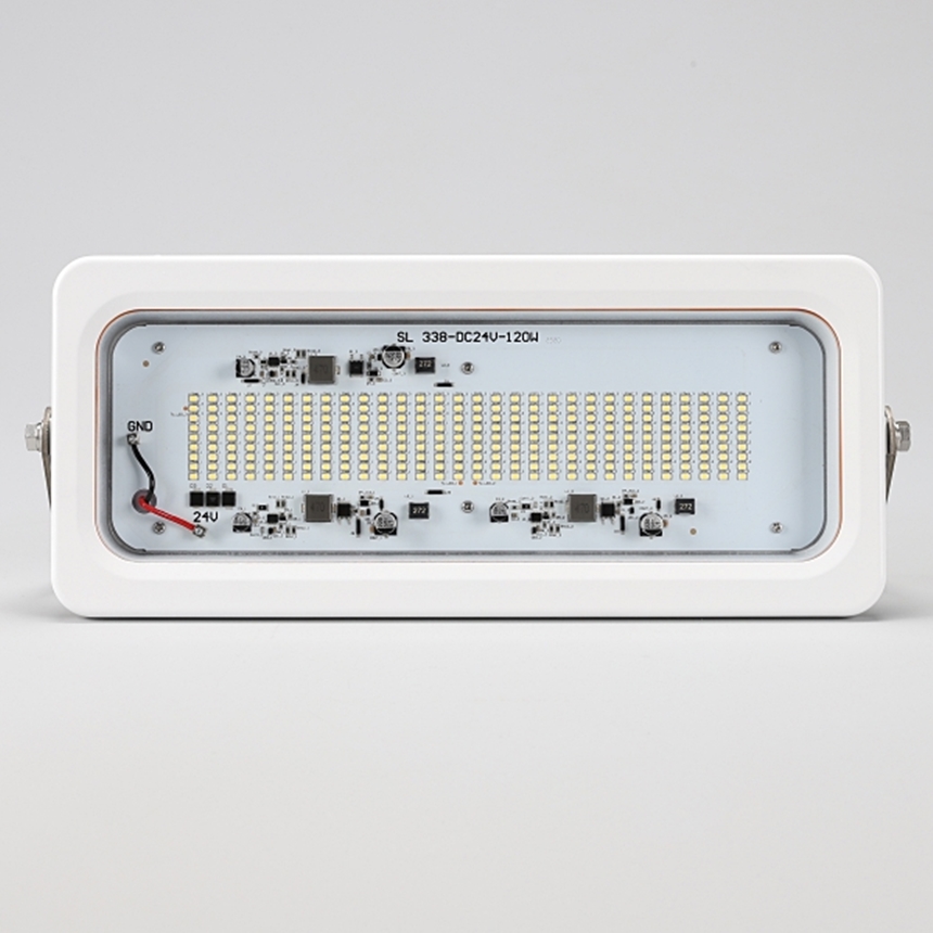 LED 투광등 사각투광기 공장등 선박 트렉터 지게차 무극성 주광색 120W 이미지 8