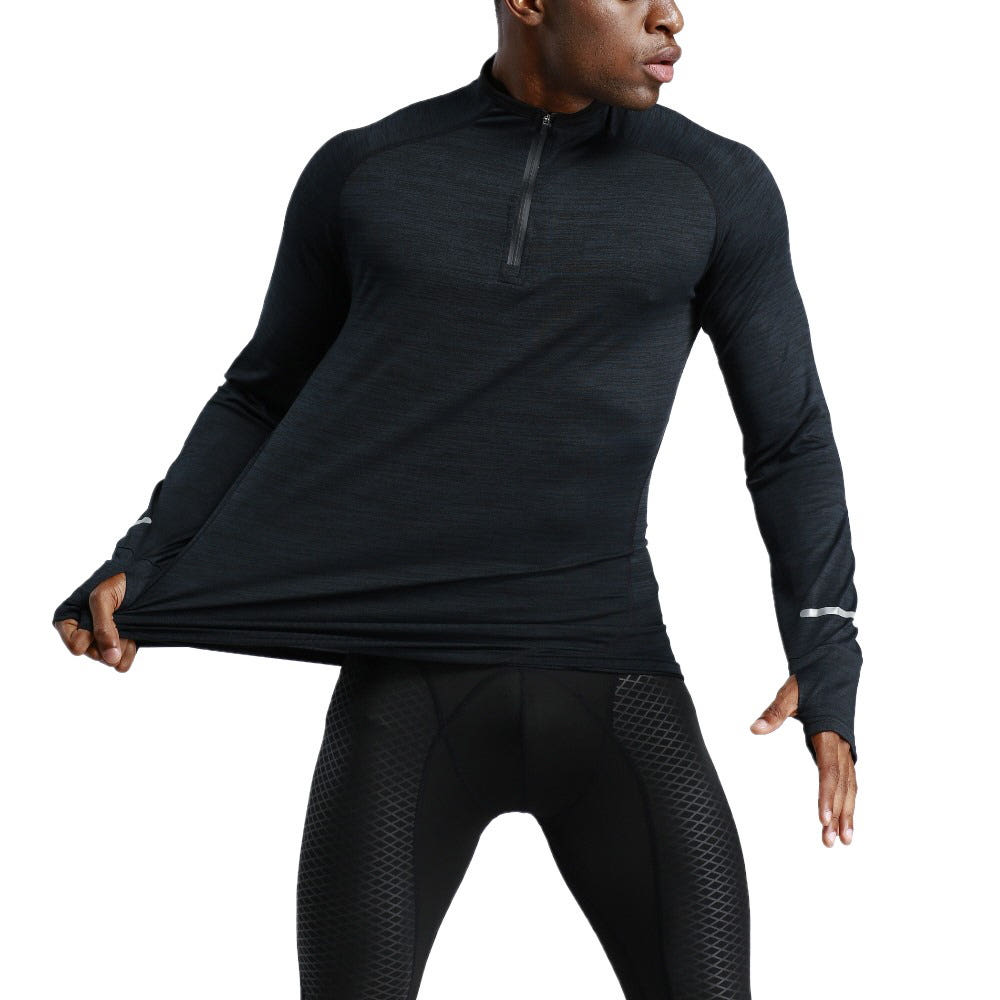 러닝 하프집업 스타일링