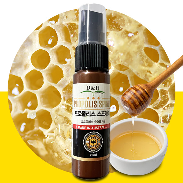 리퀴드 프로폴리스 25ml 목보호 뿌리는 마누카 멘톨 액상 스프레이 호주D&H : 천억이커머스