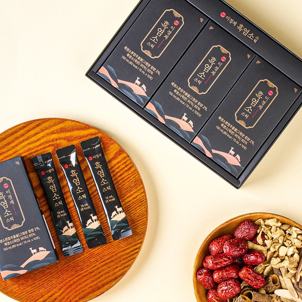 (총 4박스 120포 4개월분) 흑염소 매니아 이경제 흑염소 스틱 액기스 즙 진액 국내산 이경재 30포 15ml, 4개