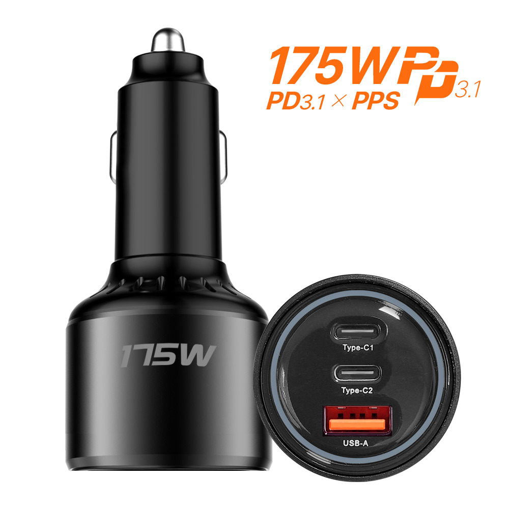 UM2 최대 175W 차량용 고속 충전기 초고속 2.0 충전 지원 PD 3.1 UMCH175W 12V 24V 지원 - 상세 이미지 4