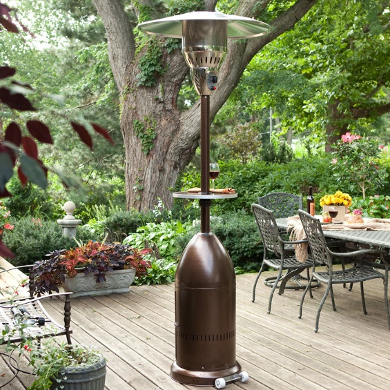 파티오가스히터 야외용 삿갓 커피숍 정원용 업소용가스난로