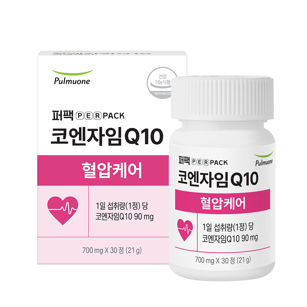 [포토리뷰 3,000P] 풀무원 퍼팩 코엔자임Q10 혈압케어 - 코큐텐 30정, 1개