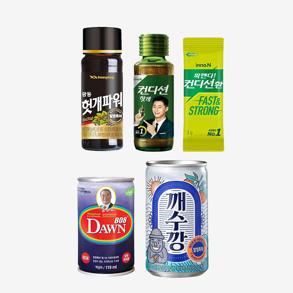 헛개파워 컨디션 여명808 컨디션환 깨수깡 5품목 각1개씩 - 상품 이미지