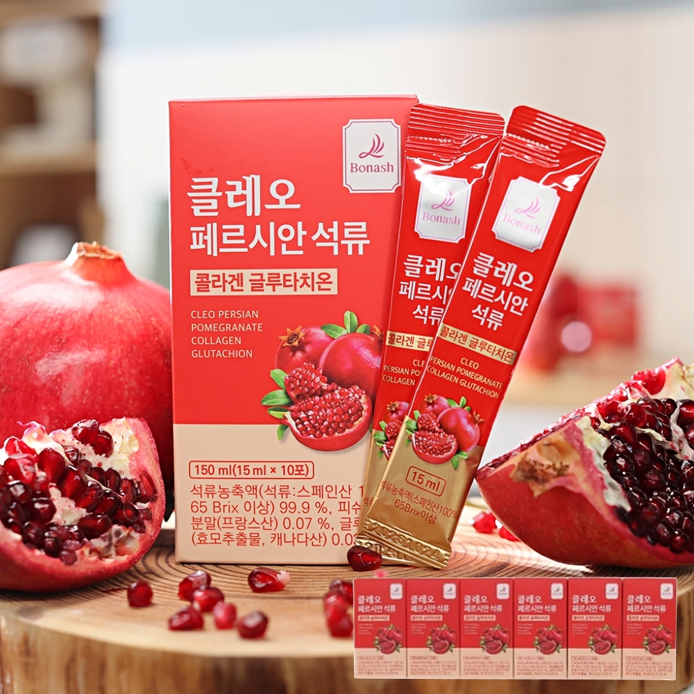클레오 페르시안 석류 농축액 60일분 100% 스페인산 석류즙 주스 쥬스 착즙 석류원액