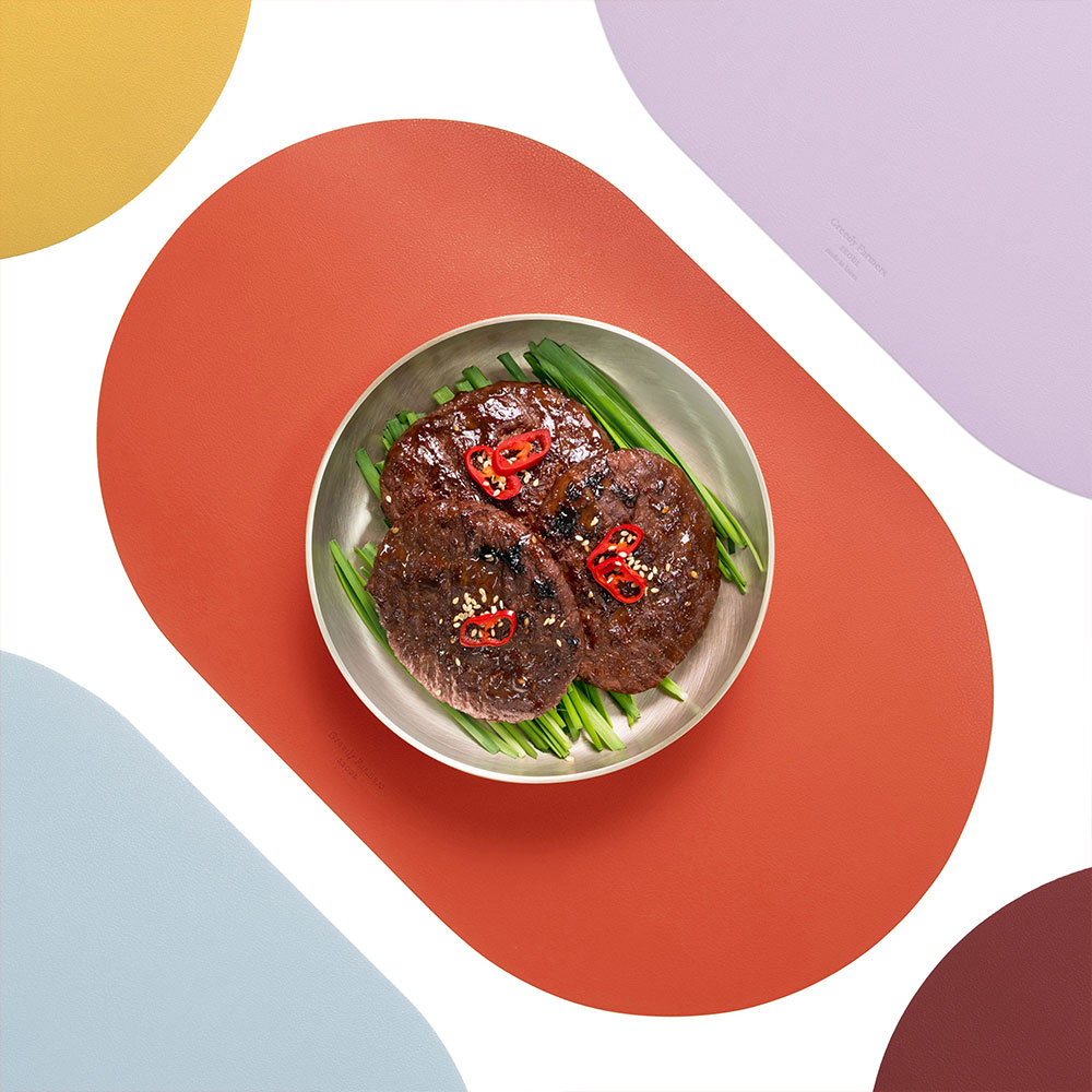 그리디파머스 가죽 식탁매트 방수 테이블매트