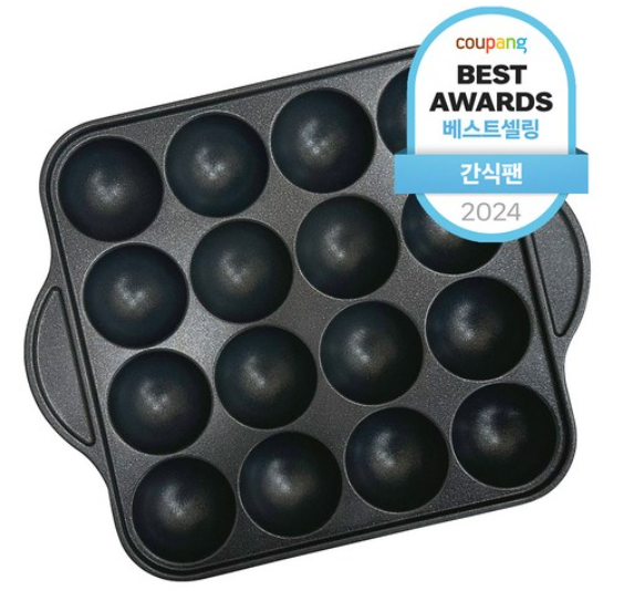 국산 마미스타 타코야끼팬 16구 타코야끼 틀 기계 티타늄코팅 전문제조업체 제품 이미지