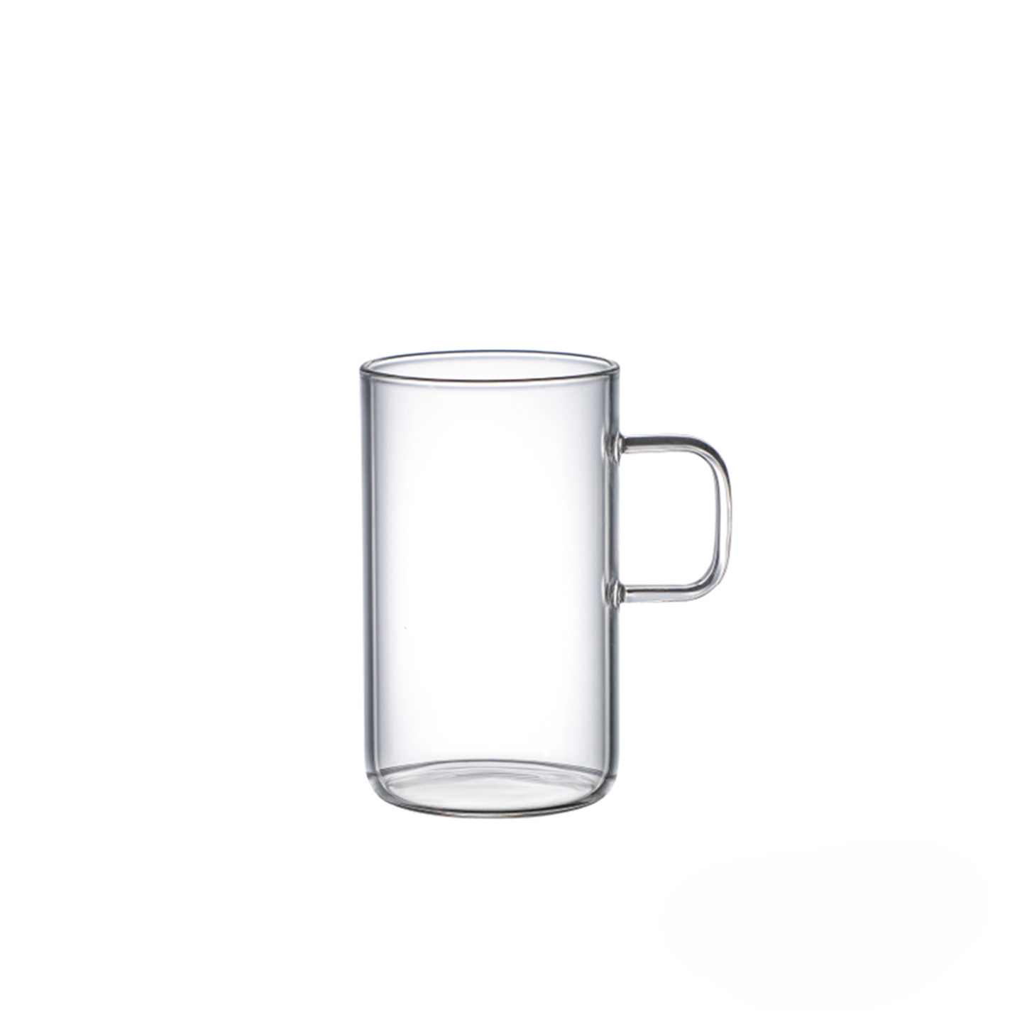 [마린] 베이직 내열유리 머그잔 300ml, 4개, 투명 - 상품 이미지
