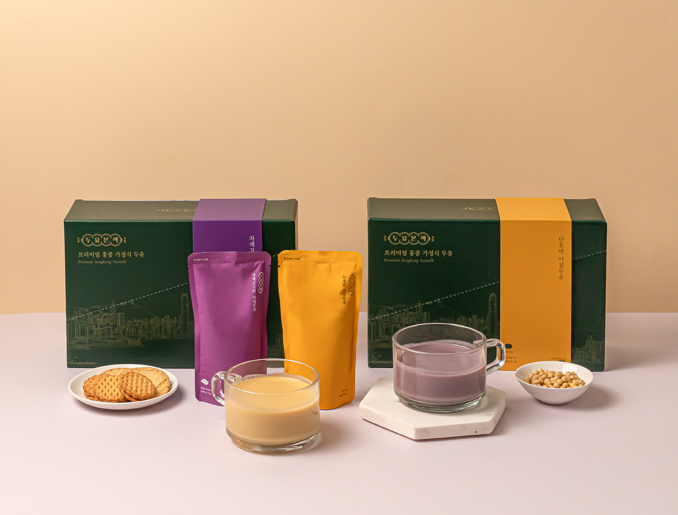 두유본색 홍콩두유 국산콩 무가당 단호박 두유 (10개입)