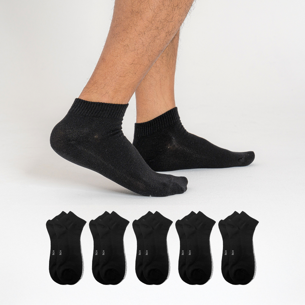 에이원 남성용 실속형 무지 초미니 양말 5켤레