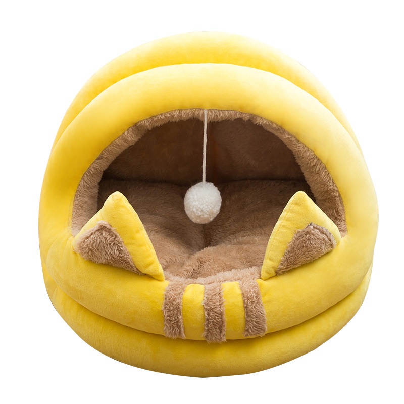 고양이 집 숨숨집 동굴하우스 침대 대형 반려묘 B S 35CM - 상세 이미지 3