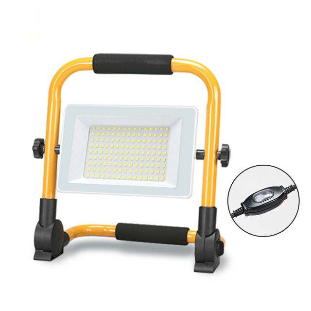 LED 접이식 투광기 50W 스위치형 작업등 캠핑조명 차박 - 상품 이미지