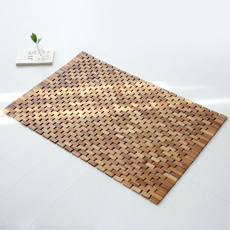 KOMATO 원목롤매트 티크 60x90 C타입 7386.1598, 60x90cm - 상세 이미지 2