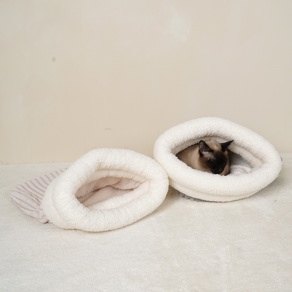 개과천선 파우치 고양이 하우스 극세사 숨숨집 반려묘 방석 강아지