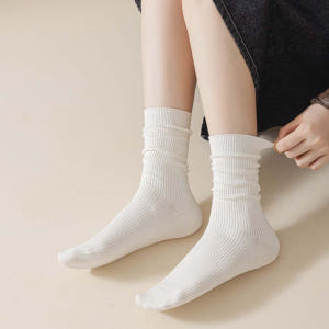 골지양말 면 장목 무압박 무봉제 임산부 루즈삭스 긴목 무지 흰 학생 양말... 솔직 후기 | 실사용자 리뷰 분석 - 상품 이미지 2