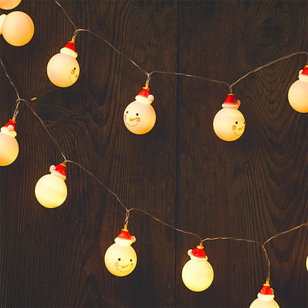 (택배비 무료) 크리스마스 LED 꼬마 트리 산타 눈사람 전구 조명/크리