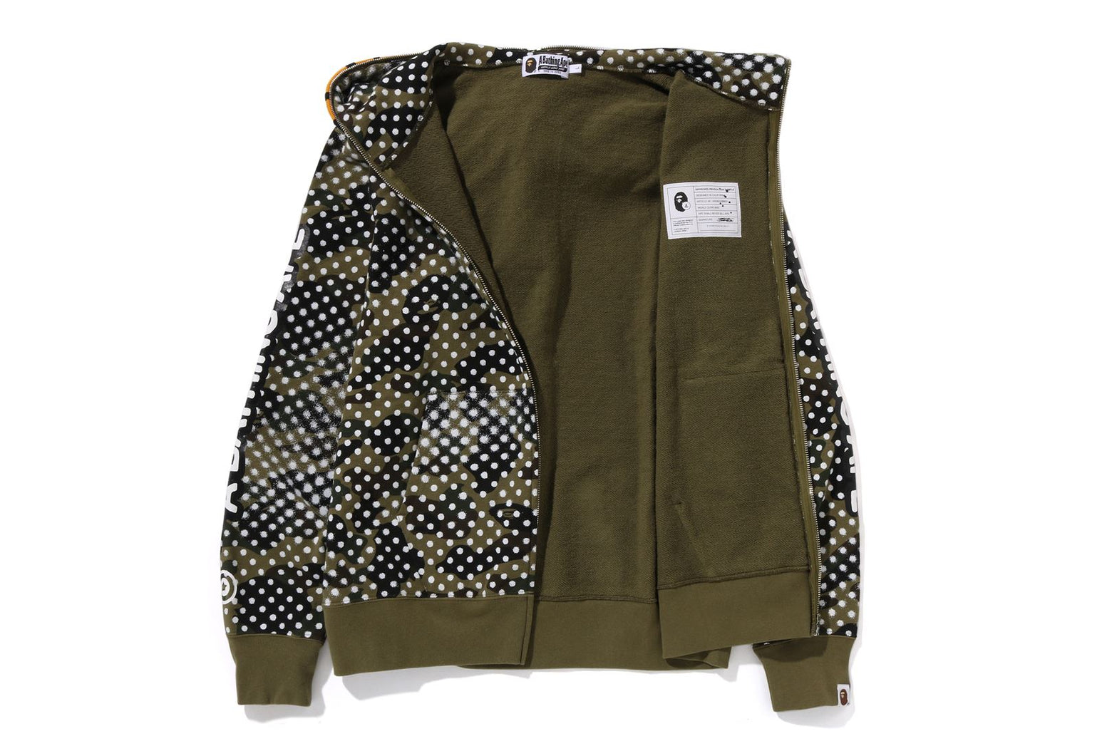 베이프 후드집업 BAPE X JOSHUA VIDES MILO FACE FULL ZIP HOODIE 2K73-115-902 - 상세 이미지 5
